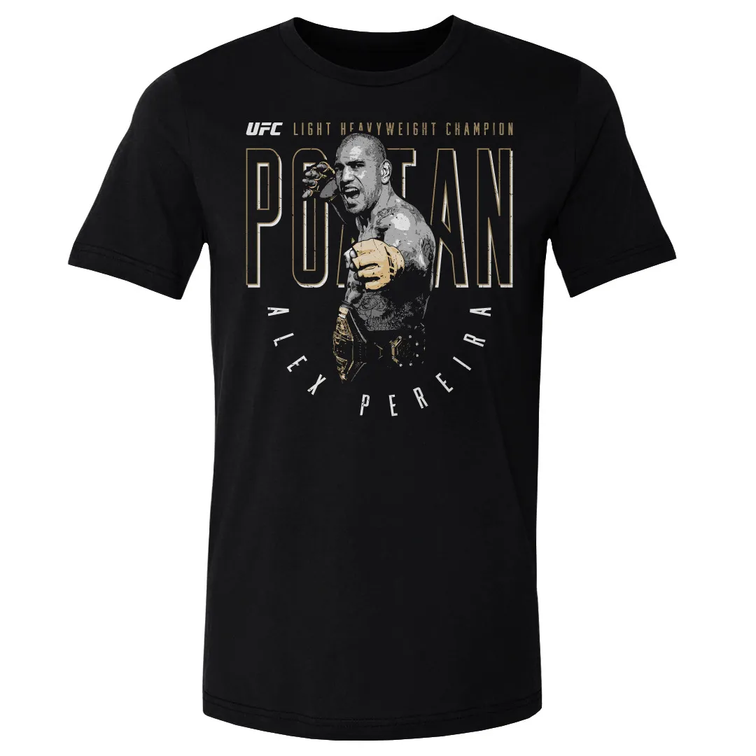 Men's 500 Level Black Alex Pereira Arrow Pose T-Shirt sold by UFC