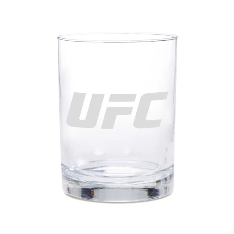 WinCraft UFC 13.5oz. Logo Rocks Glass sold by UFC