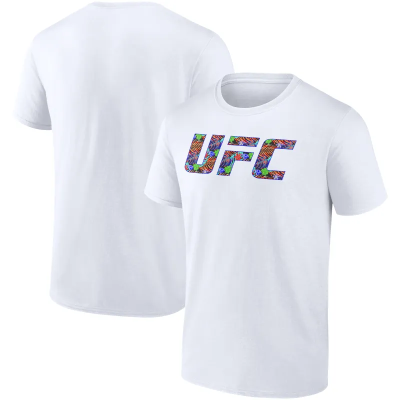 Men's White Dustin Poirier Unrivaled UFC Logo T-Shirt sold by UFC