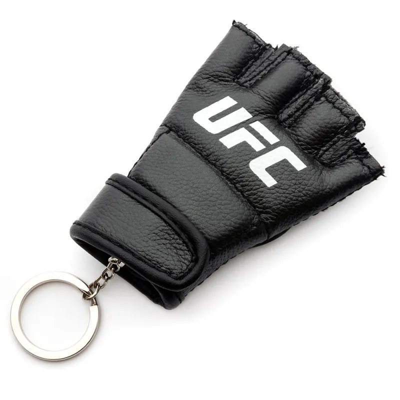 UFC 2.5" x 3.5" MMA Glove Gunmetal Key Chain sold by UFC