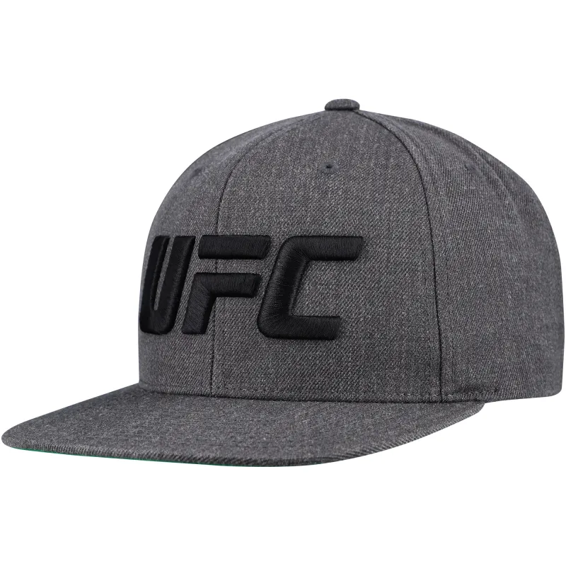 Unisex UFC  Gray Logo Snapback Hat made by UFC