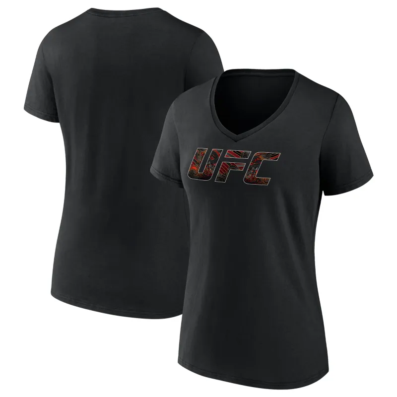 Women's Black Alexandre Pantoja UFC Unrivaled V-Neck T-Shirt sold by UFC