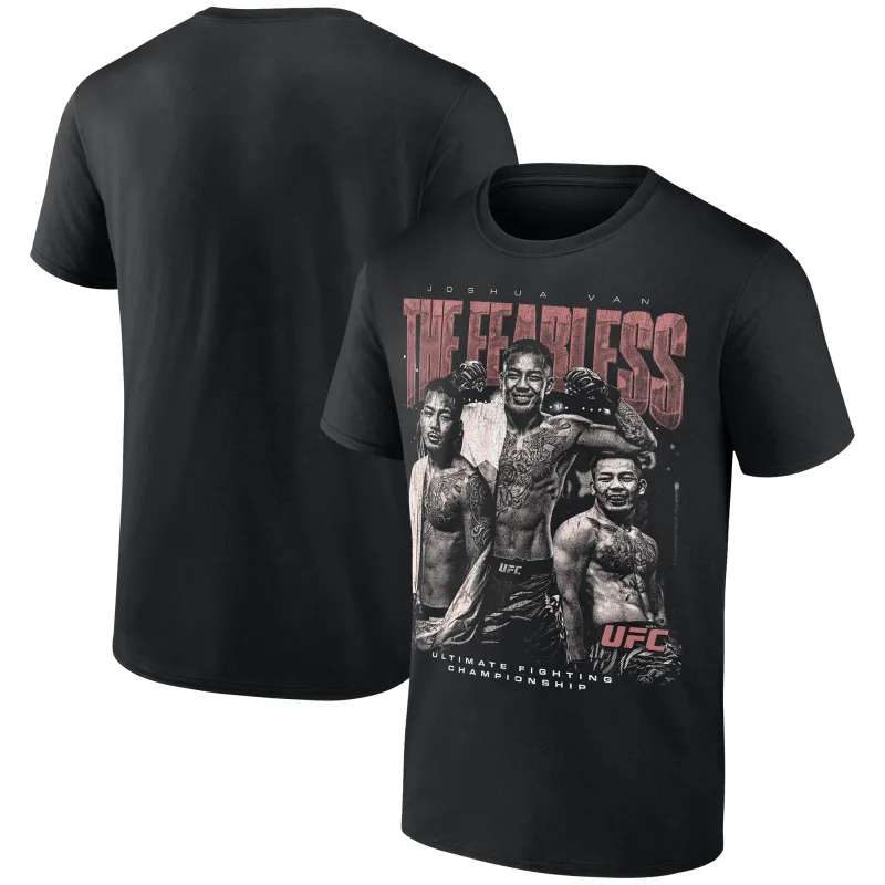 Men's Black Joshua Van The Fearless T-Shirt sold by UFC