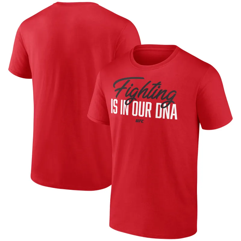 Men's  Red UFC Fighting Is In Our DNA T-Shirt sold by UFC