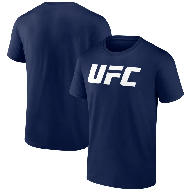 Men's Navy UFC White Logo T-Shirt sold by UFC