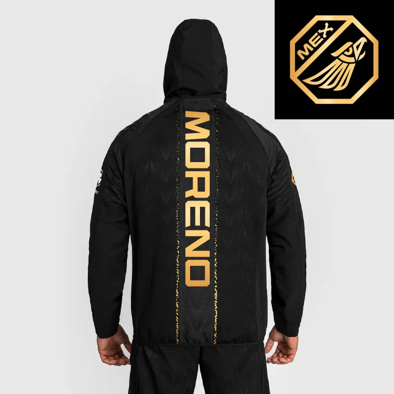 Men's UFC Zenith by Venum Black/Gold Brandon Moreno Authentic Fight Night Champion Full-Zip Walkout Hoodie sold by UFC