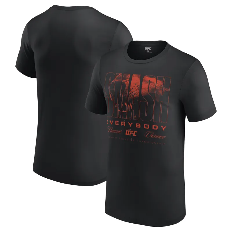 Men's Black Khamzat Chimaev Graphic T-Shirt sold by UFC