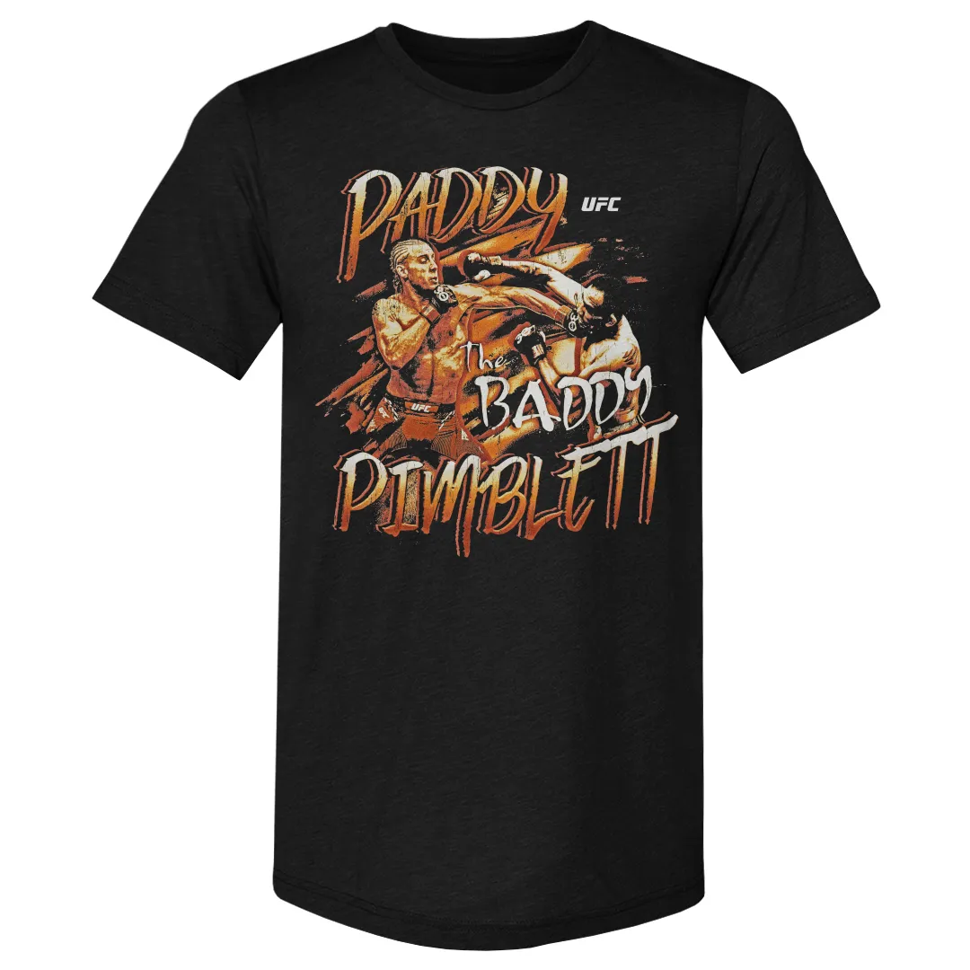 Men's Heather Black Paddy Pimblett Grunge Premium T-Shirt sold by UFC