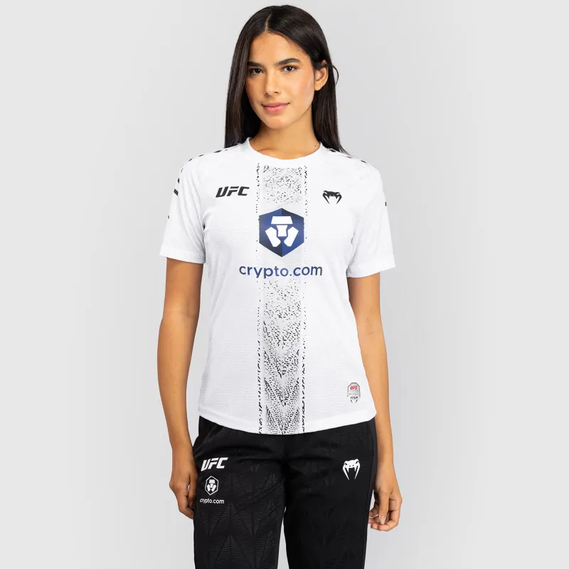Women's UFC Zenith by Venum White Authentic Fight Night Walkout Jersey sold by UFC
