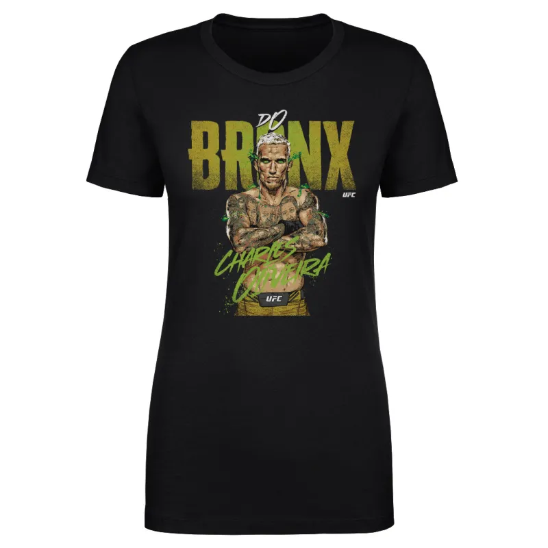 Women's  Black Charles Oliveira Do Bronx Energy T-Shirt sold by UFC