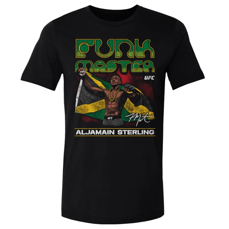 Men's 500 Level Black Aljamain Sterling T-Shirt sold by UFC