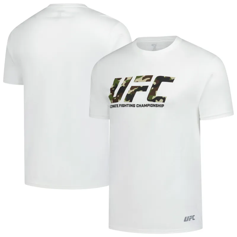 Men's White UFC Camo Logo T-Shirt sold by UFC