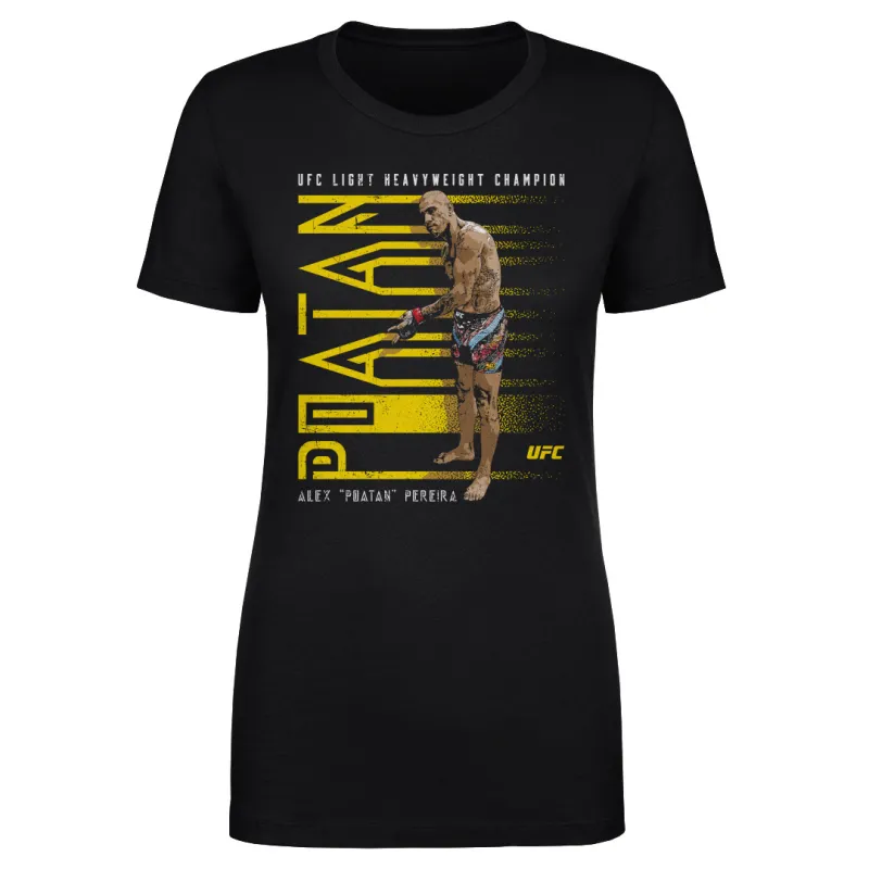 Women's 500 Level Black Alex Pereira UFC Pose T-Shirt sold by UFC