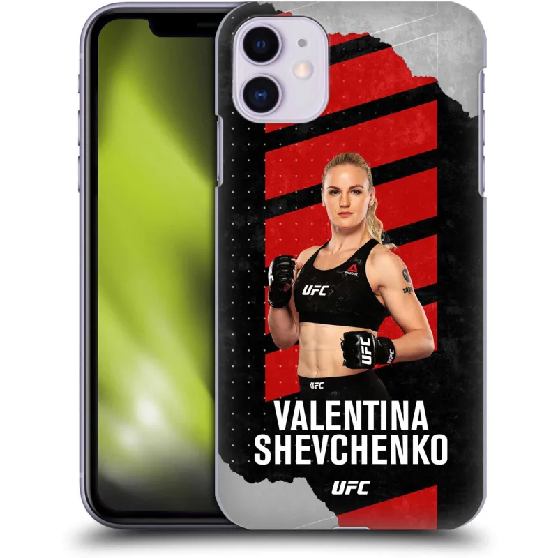 Valentina Shevchenko Fight Card Hard Shell iPhone Case made by UFC