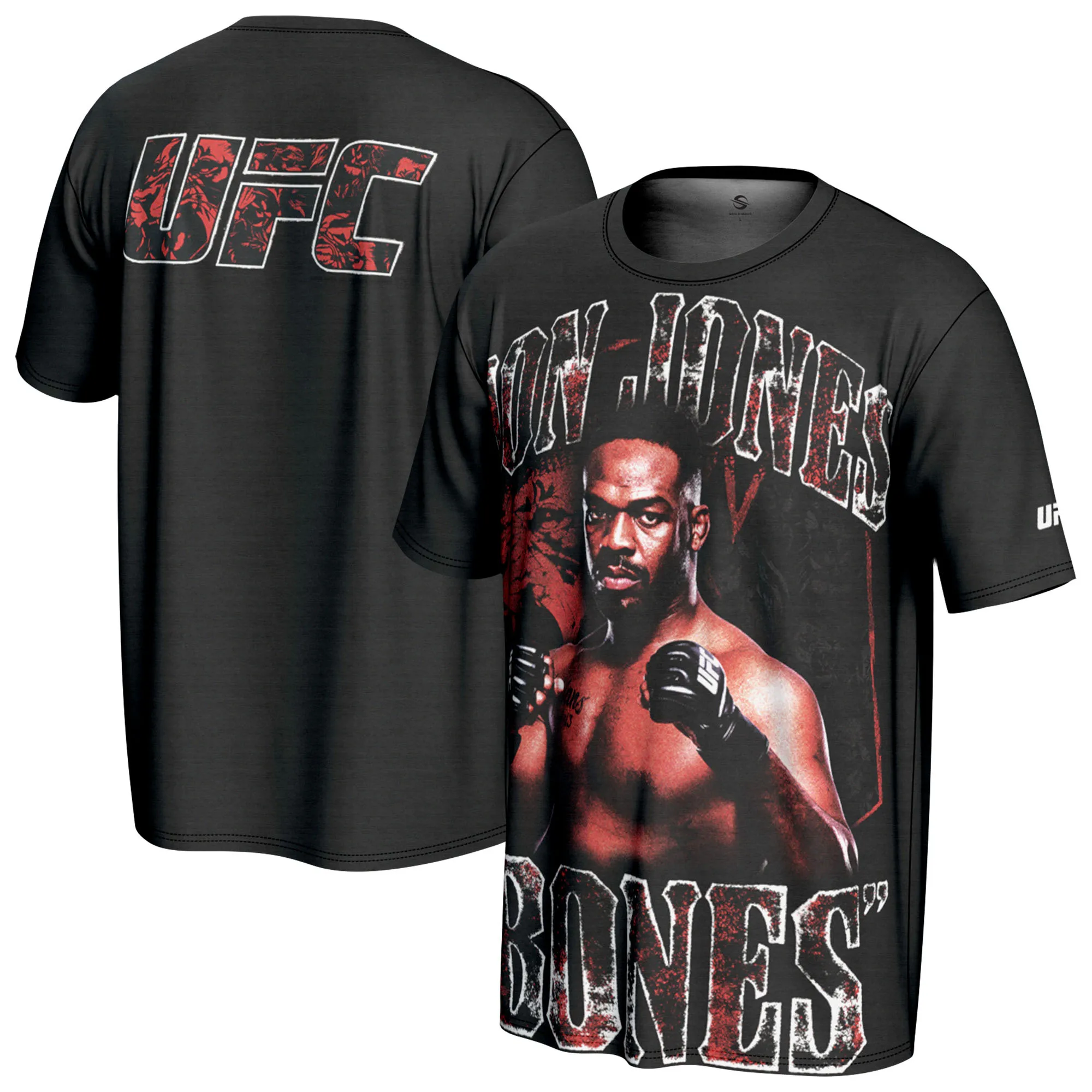 Men's ProSphere Black Jon Jones T-Shirt sold by UFC