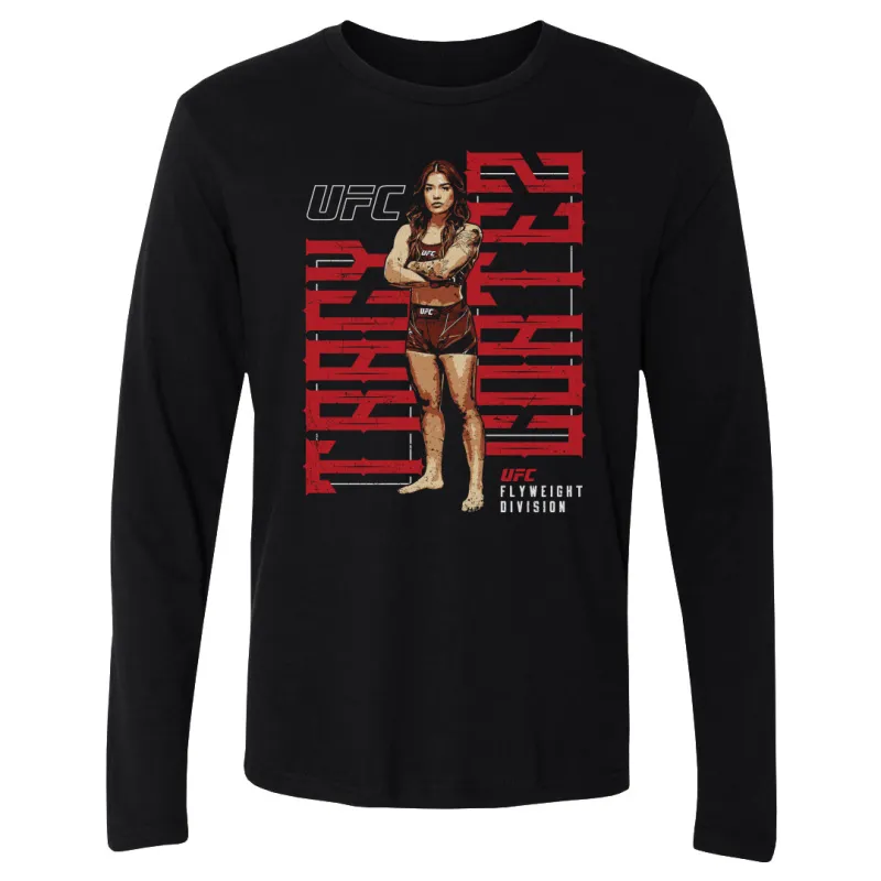 Men's 500 Level Black Tracy Cortez Pose Long Sleeve T-Shirt sold by UFC