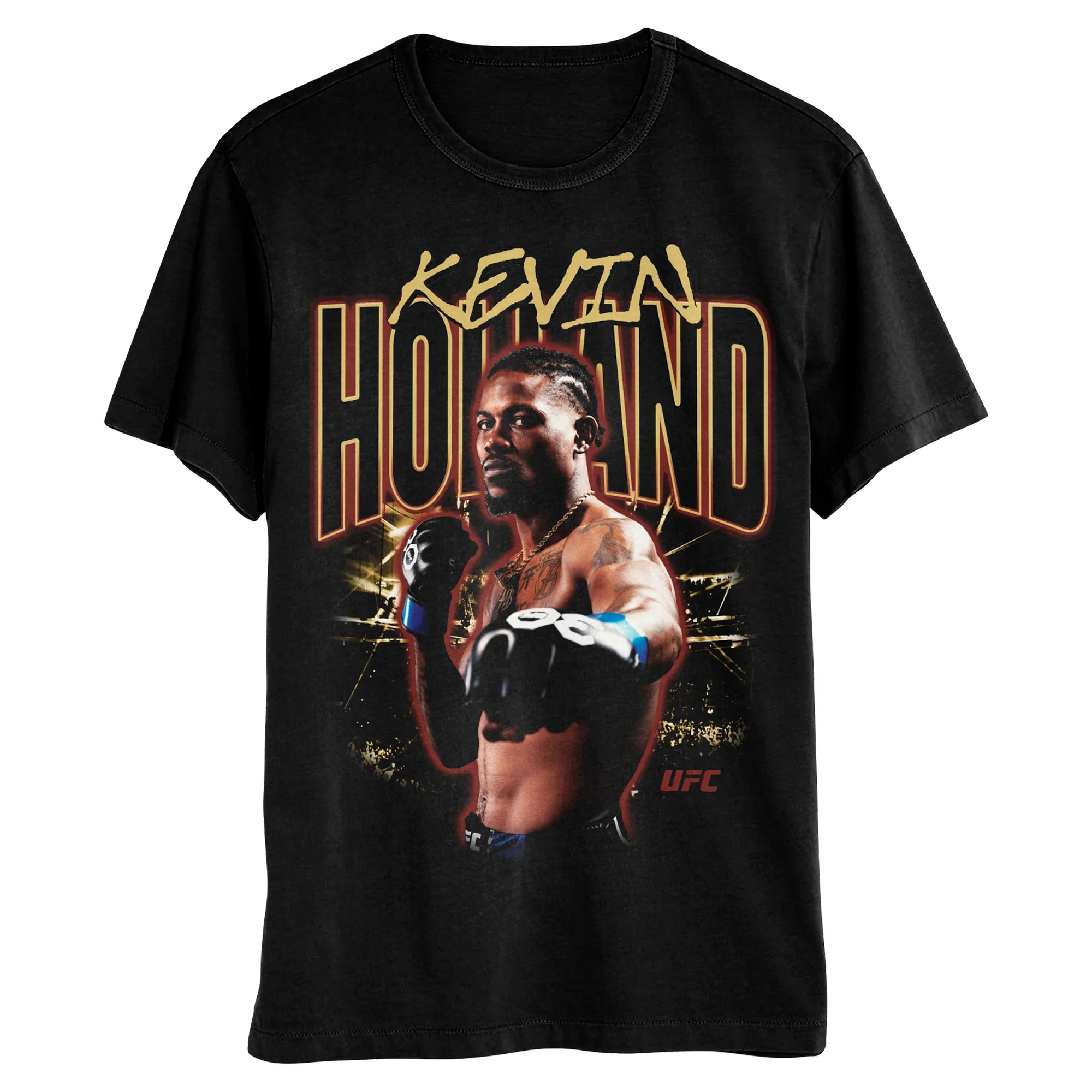 Men's Black Kevin Holland T-Shirt sold by UFC