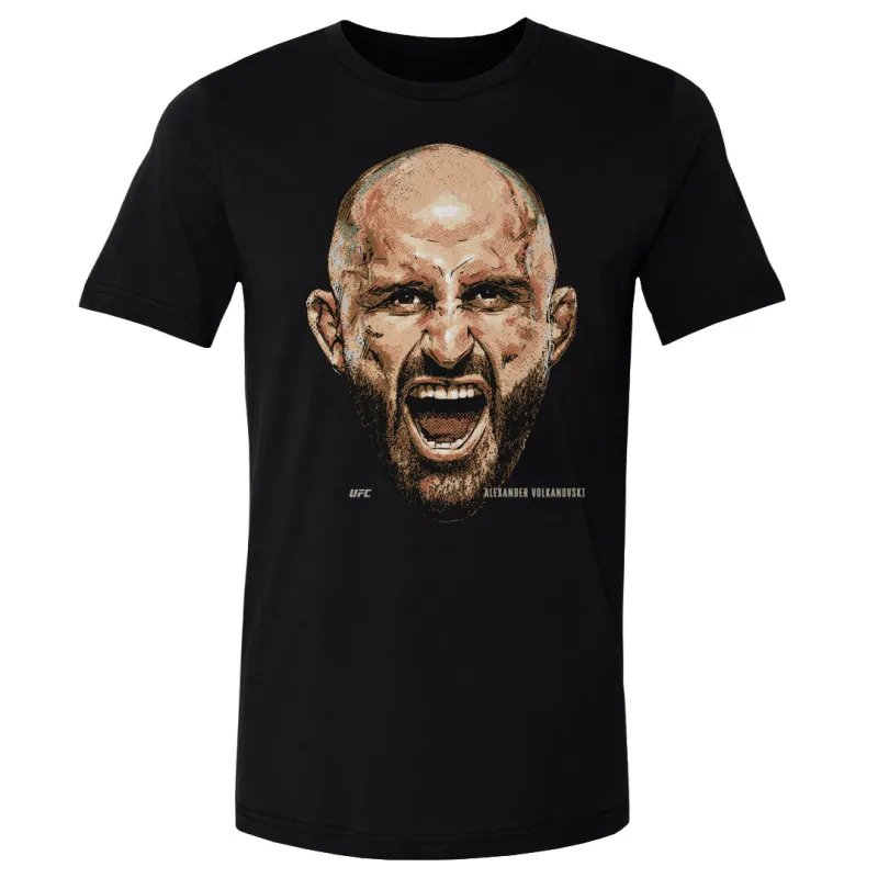 Men's 500 Level Black Alexander Volkanovski T-Shirt sold by UFC