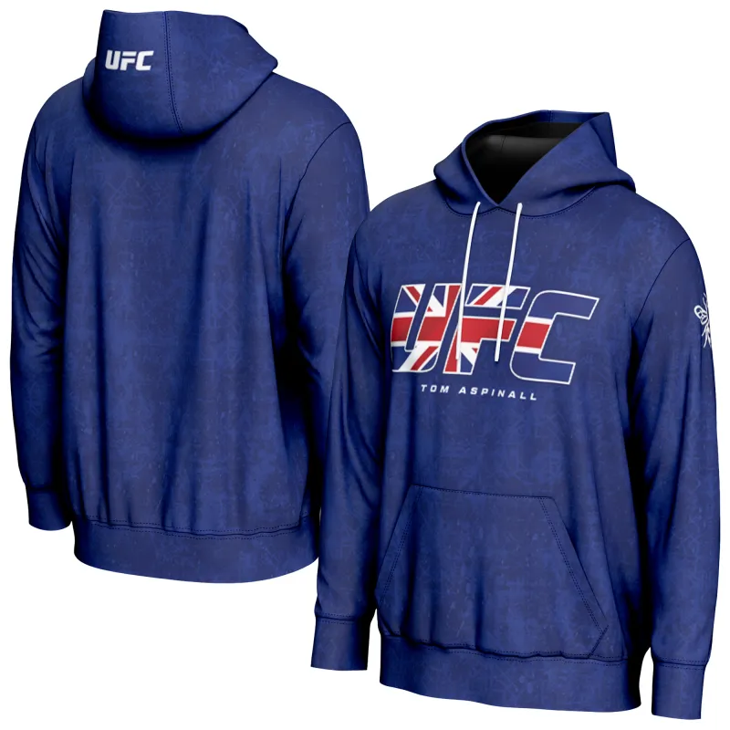Men's ProSphere  Blue Tom Aspinall Unrivaled Hoodie sold by UFC