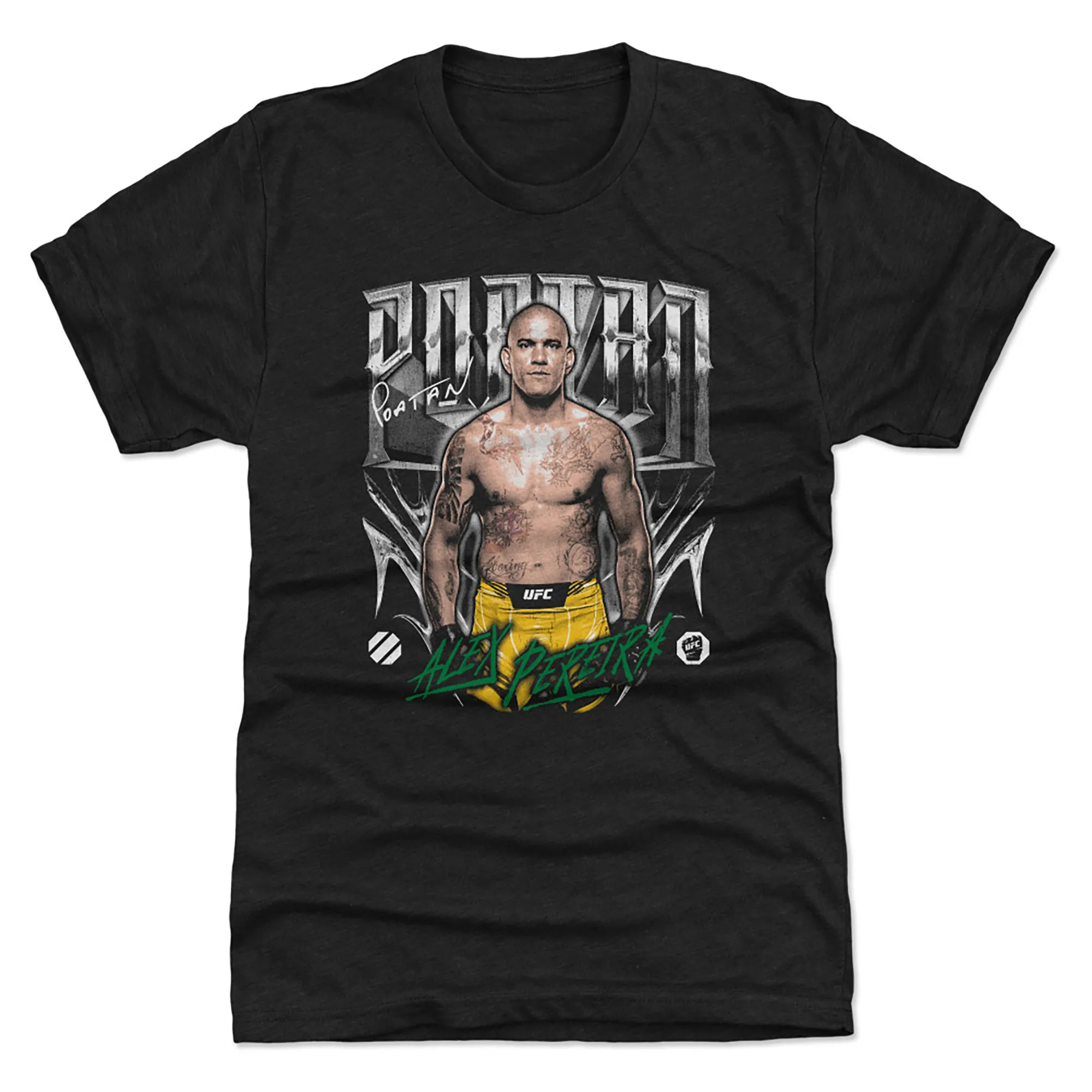 Men's Heather Black Alex Pereira T-Shirt sold by UFC