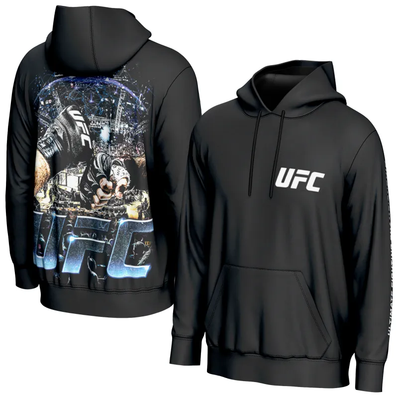 Men's ProSphere  Black UFC Fight Hoodie sold by UFC