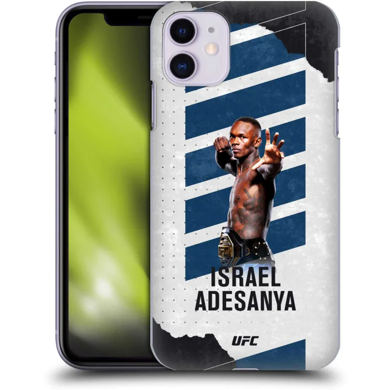 Israel Adesanya Fight Card Hard Shell iPhone Case sold by UFC