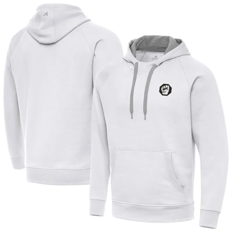 Men's Antigua White UFC Victory Hoodie sold by UFC