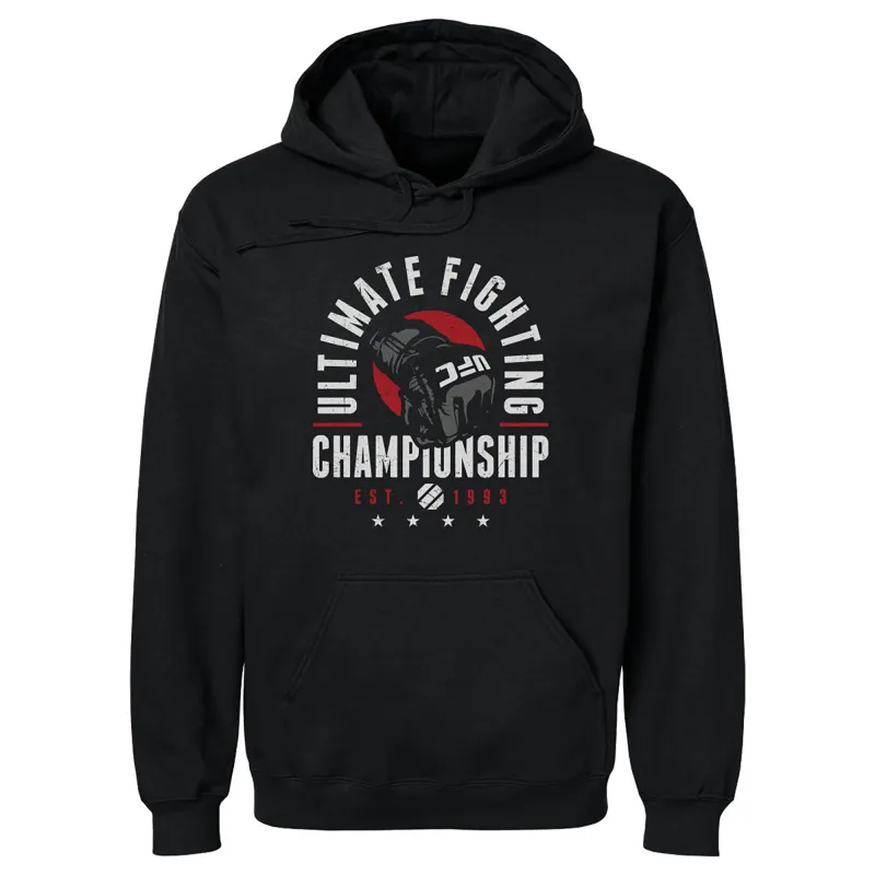 Men's  Black UFC Ultimate Fighting Championship Vector Pullover Hoodie sold by UFC