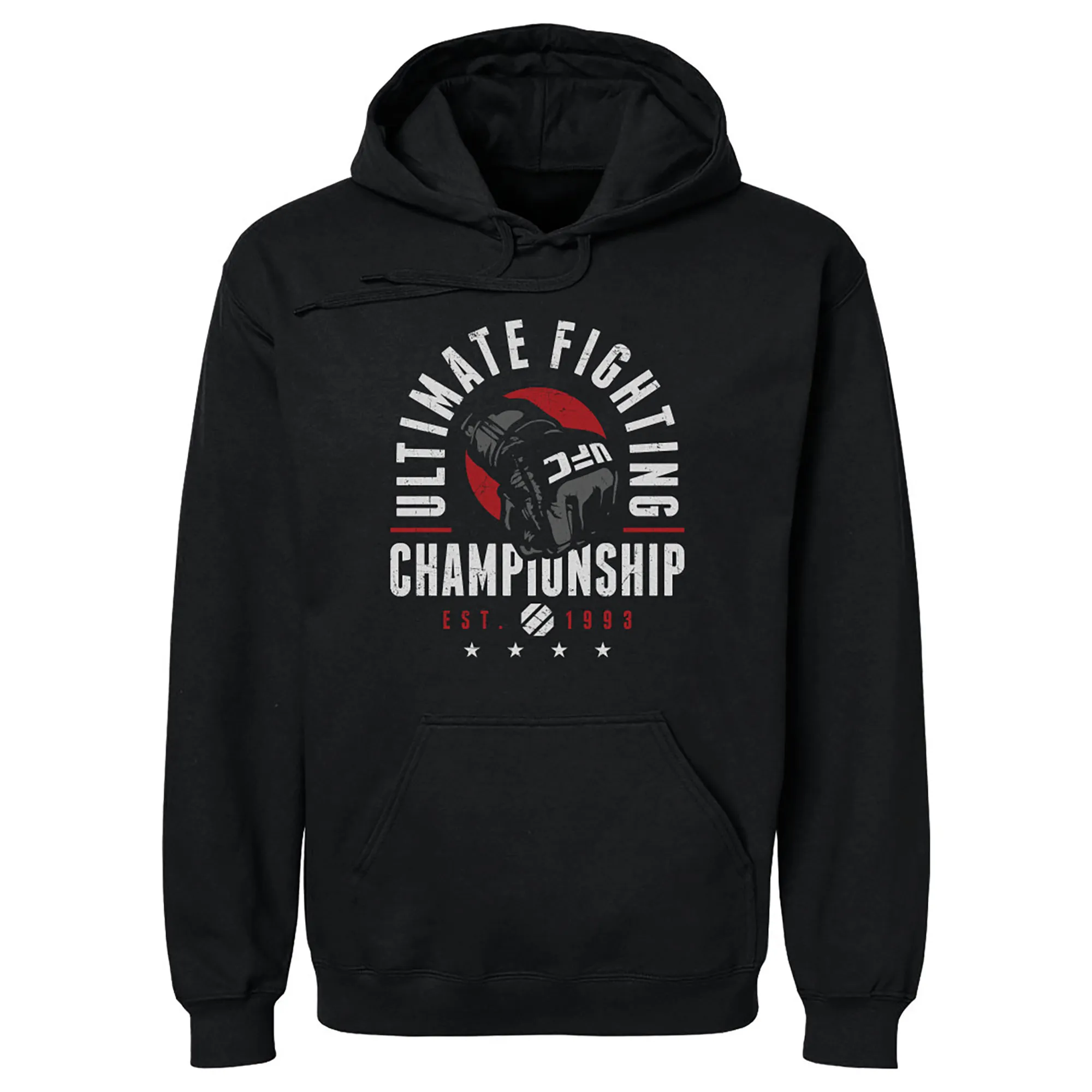 Men's Black UFC Ultimate Fighting Championship Vector Pullover Hoodie sold by UFC