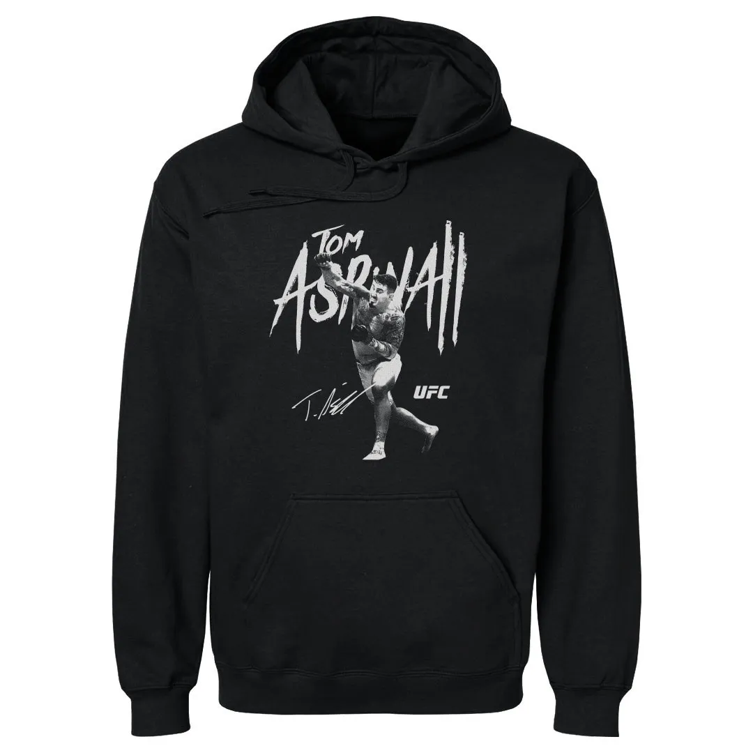 Men's 500 Level Heather Black Tom Aspinall Signature Pullover Hoodie sold by UFC