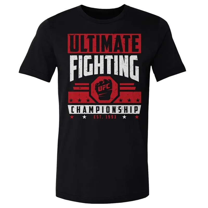 Men's Black UFC Glove Icon Vector T-Shirt sold by UFC
