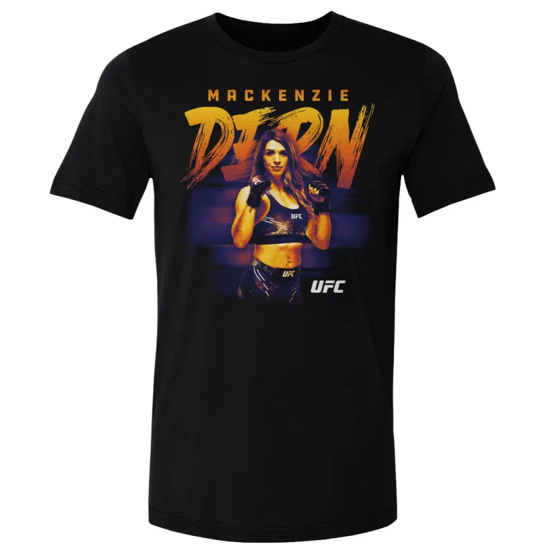 Men's 500 Level Black Mackenzie Dern Bitmap T-Shirt sold by UFC