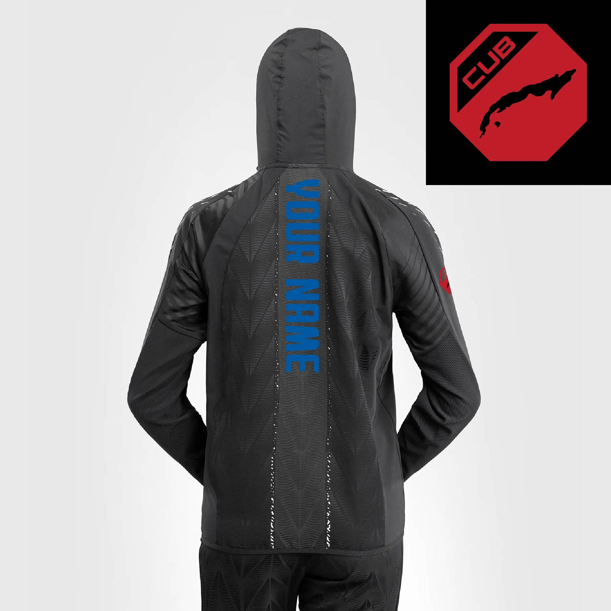 Women's UFC Zenith by Venum Black Authentic Fight Night Cuba Personalized Full-Zip Walkout Hoodie sold by UFC