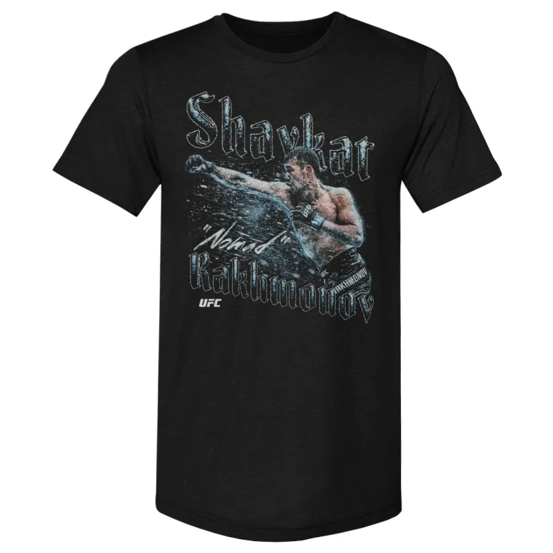 Men's Heather Black Shavkat Rakhmonov Grunge Premium T-Shirt sold by UFC