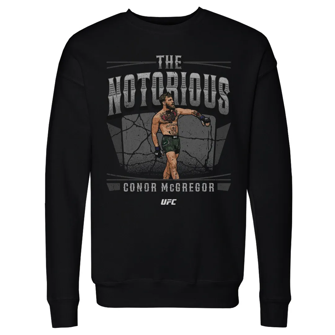 Men's 500 Level Black Conor McGregor Strut Pullover Sweatshirt sold by UFC