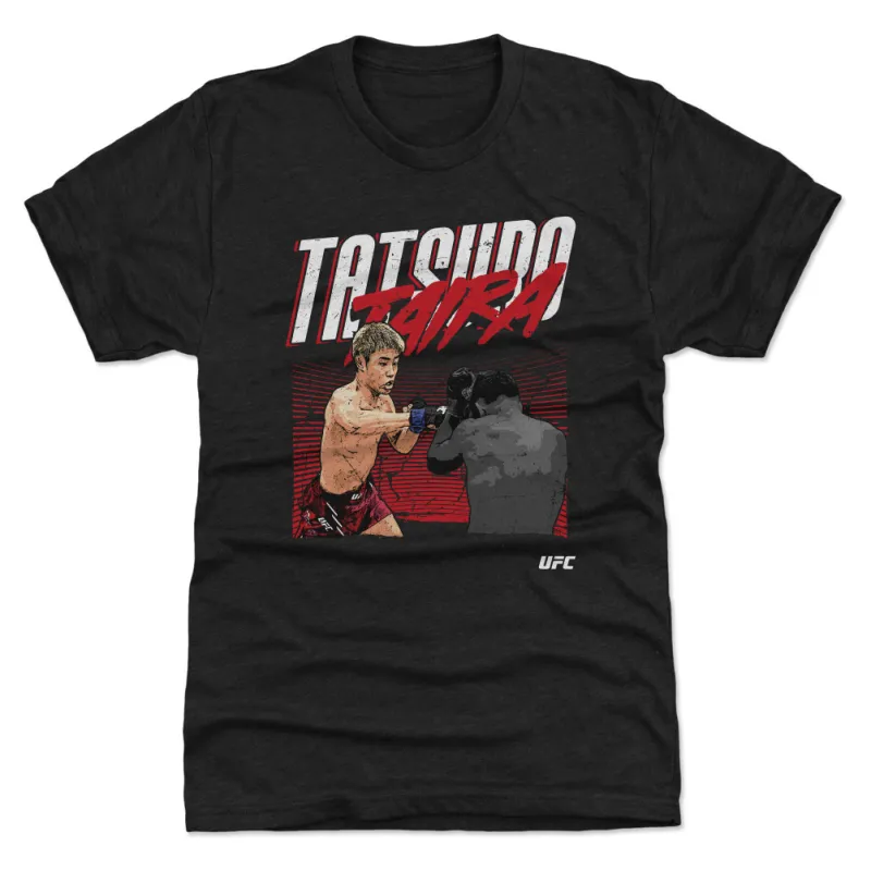 Men's 500 Level Heather Black Tatsuro Taira Jab Premium Tri-Blend T-Shirt sold by UFC