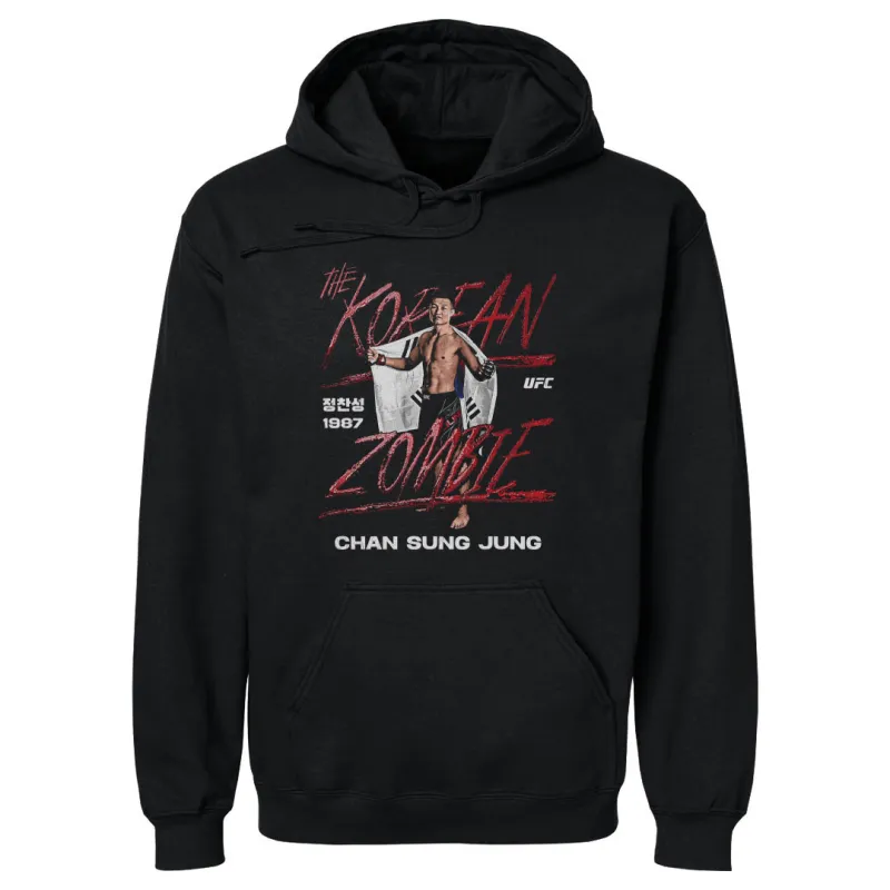 Men's 500 Level Black Chan Sung Jung "The Korean Zombie" Pullover Hoodie sold by UFC