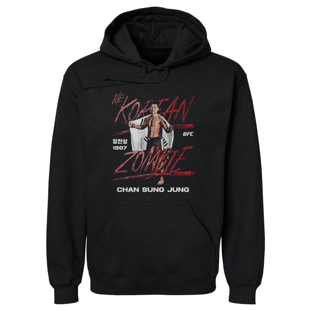 Men's 500 Level Black Chan Sung Jung "The Korean Zombie" Pullover Hoodie sold by UFC