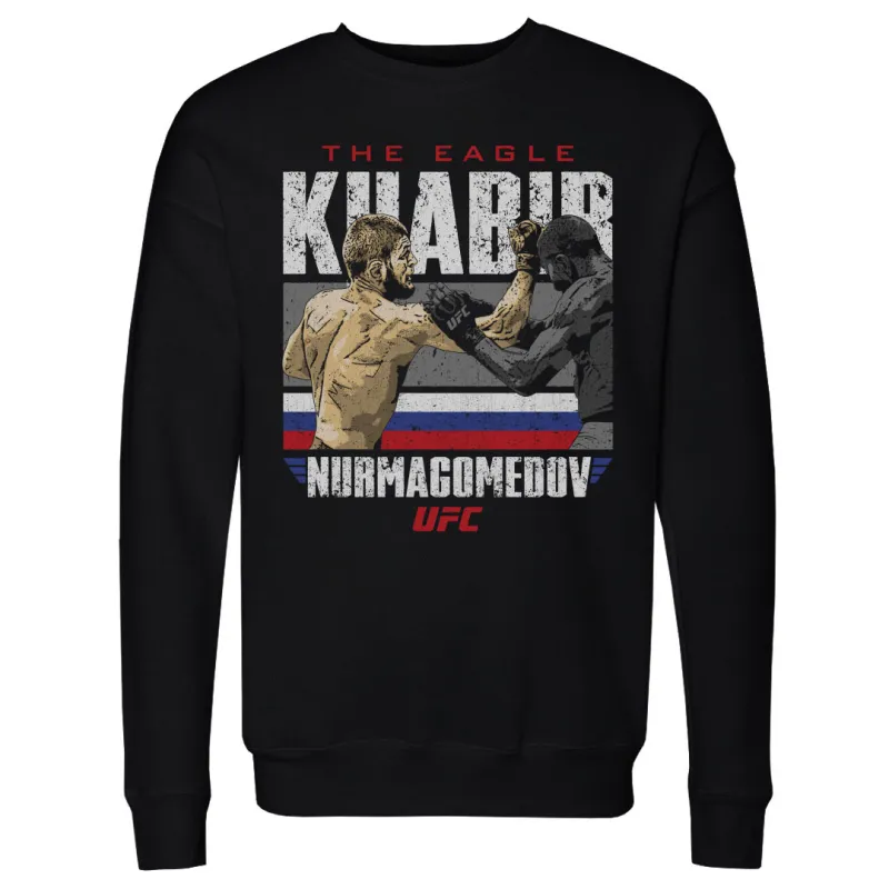 Men's 500 Level  Black Khabib Nurmagomedov "The Eagle" Pullover Sweatshirt sold by UFC