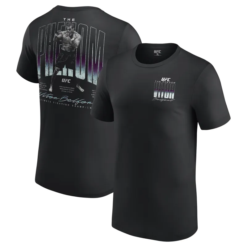 Men's UFC Black Vitor Belfort Phenom T-Shirt made by UFC