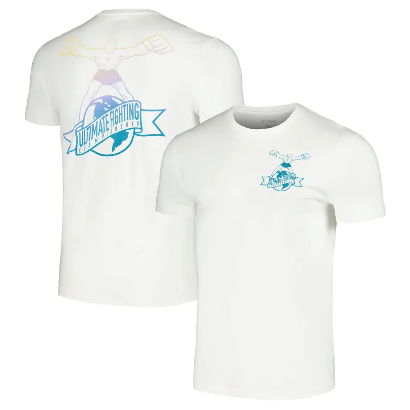 Men's White UFC Ulti-Man Rave T-Shirt sold by UFC