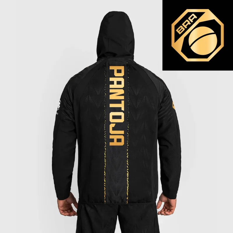 Men's UFC Zenith by Venum Black/Gold Alexandre Pantoja Authentic Fight Night Champion Full-Zip Walkout Hoodie made by UFC