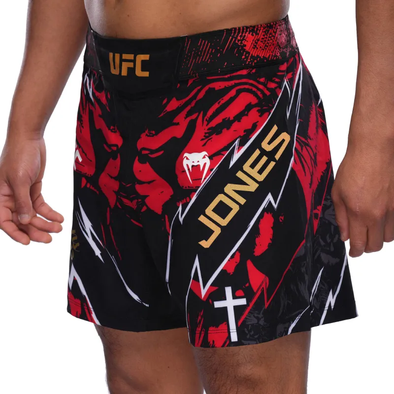Men's UFC Unrivaled by VENUM Black Jon Jones Short Fit Fight Short made by UFC