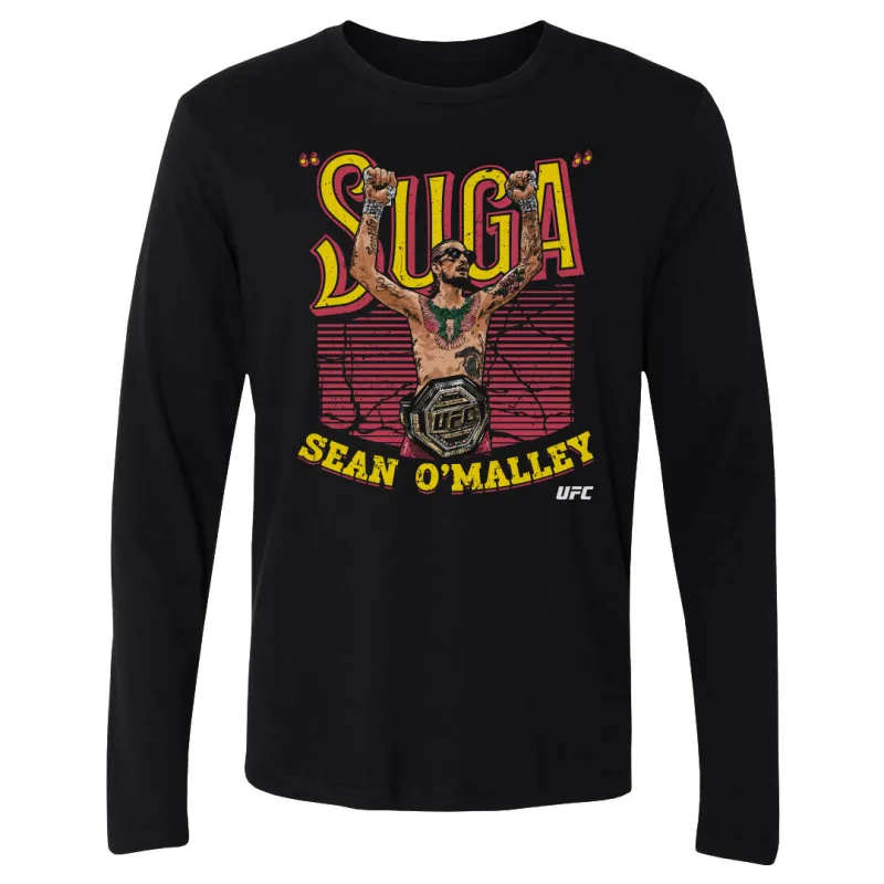 Men's  Black Sean O'Malley World Champion Long Sleeve T-Shirt sold by UFC
