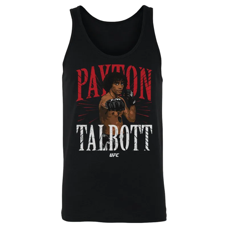 Men's 500 Level Black Payton Talbott Pose Tank Top sold by UFC