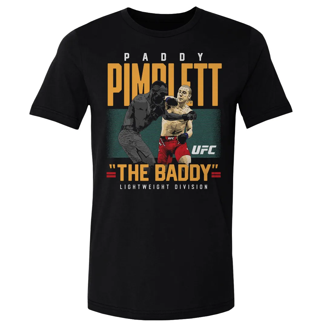 Men's 500 Level Black Paddy Pimblett Poster T-Shirt sold by UFC