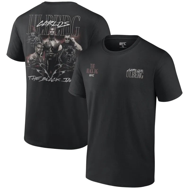Men's Black Carlos Ulberg Fighter Graphic T-Shirt sold by UFC