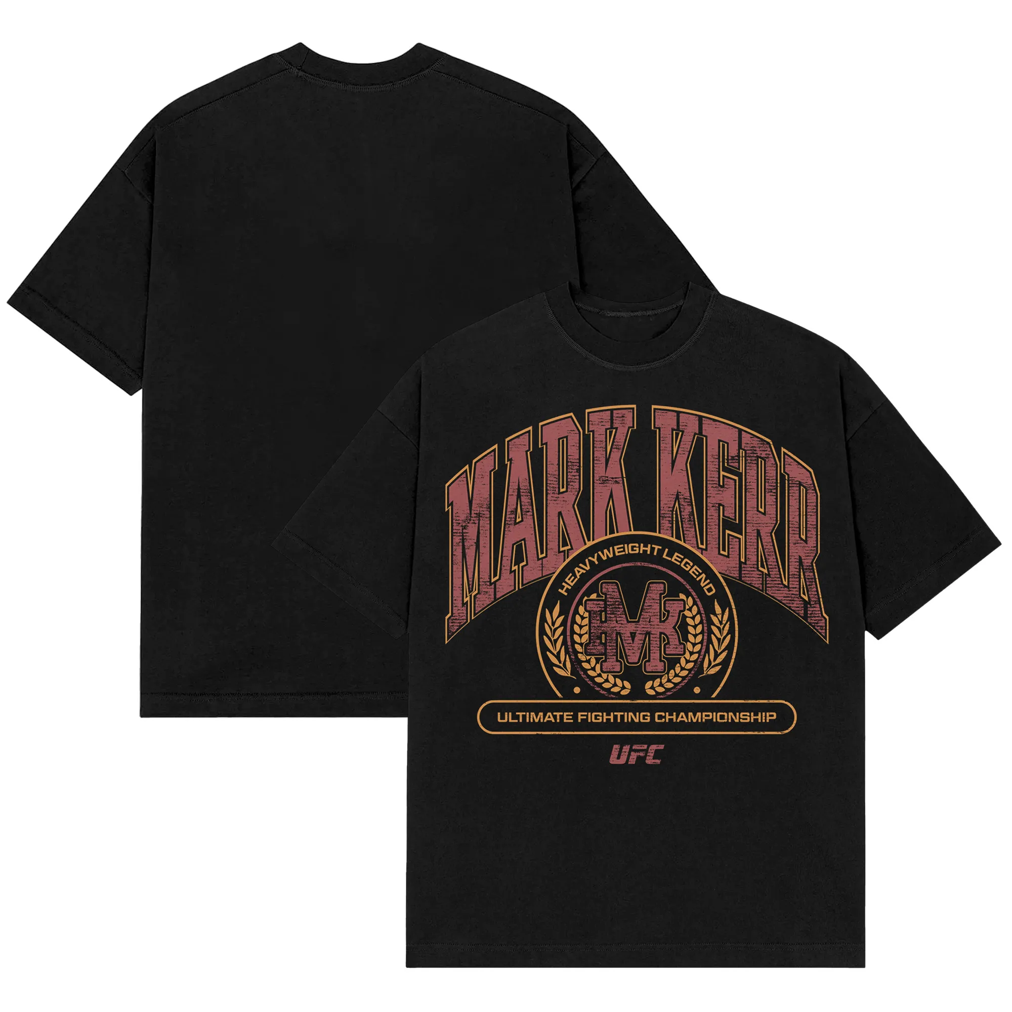 Men's UFC Black Mark Kerr Legendary T-Shirt sold by UFC