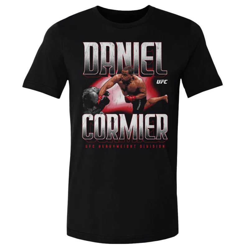 Men's 500 Level  Black Daniel Cormier Heavyweight Division T-Shirt sold by UFC