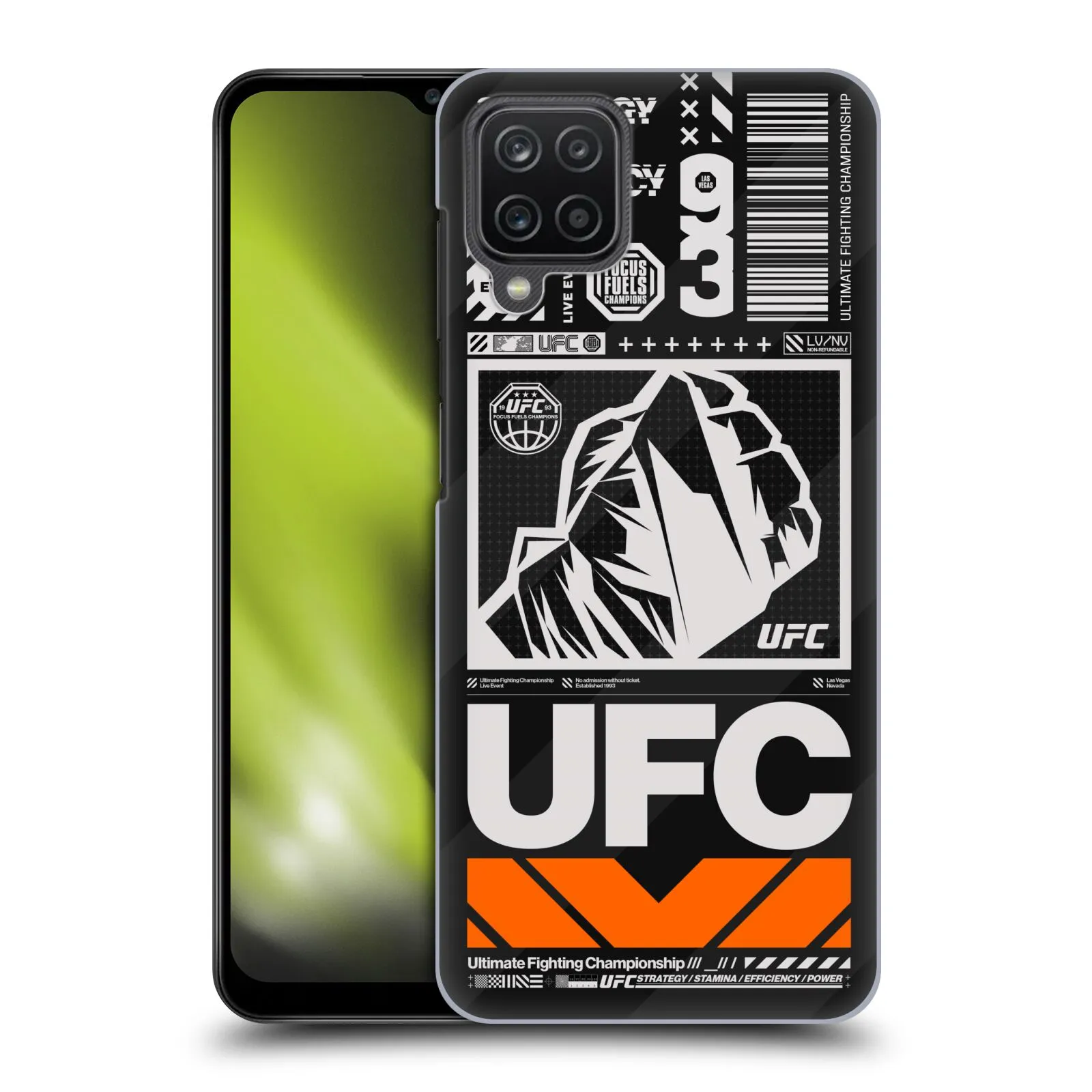 UFC Typography Hard Shell Samsung Phone Case sold by UFC
